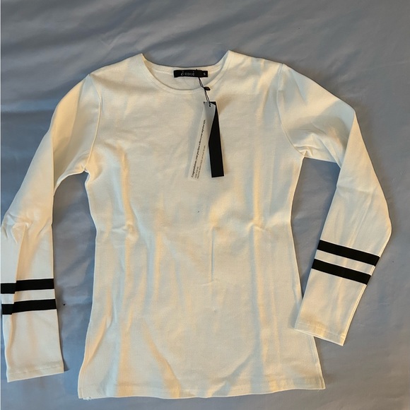 C’moi cream long sleeve tee - Picture 1 of 4